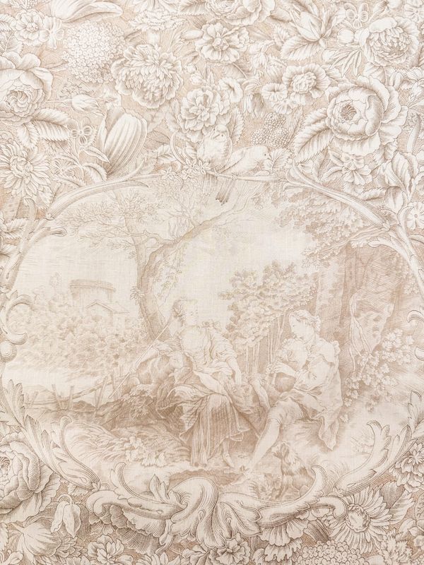 Yuwa Toile - Taupe (D) - per 25cm