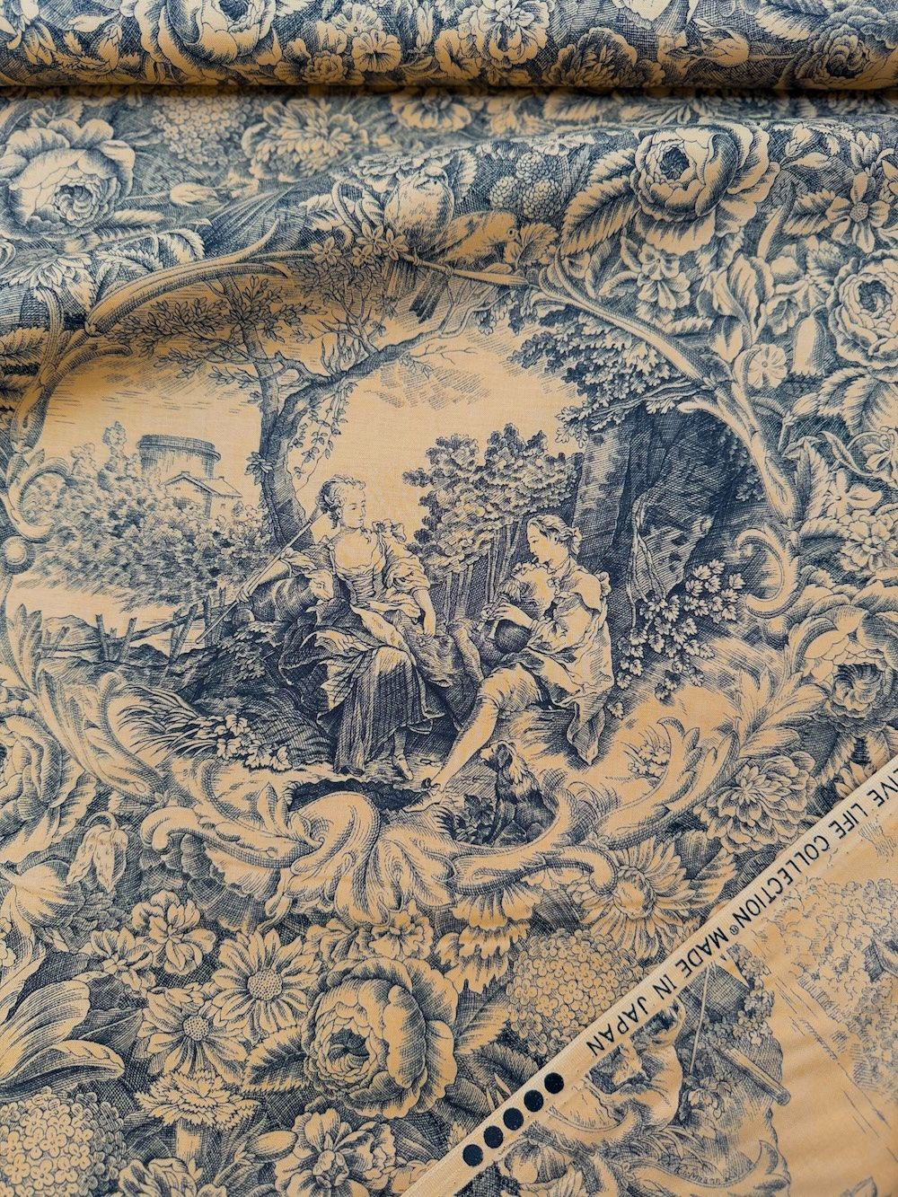 Yuwa Toile - Parchment - per 25cm