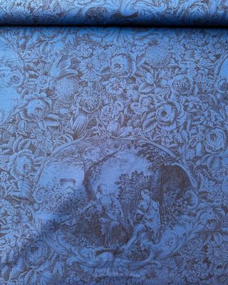 Yuwa Toile - Dark Blue (O) - per 25cm