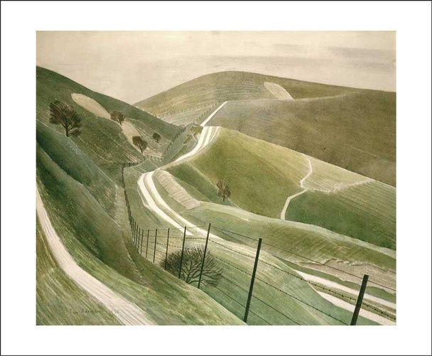 Chalk Paths / Eric Ravlious
