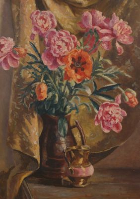 Peonies and Poppies / Roger Fry