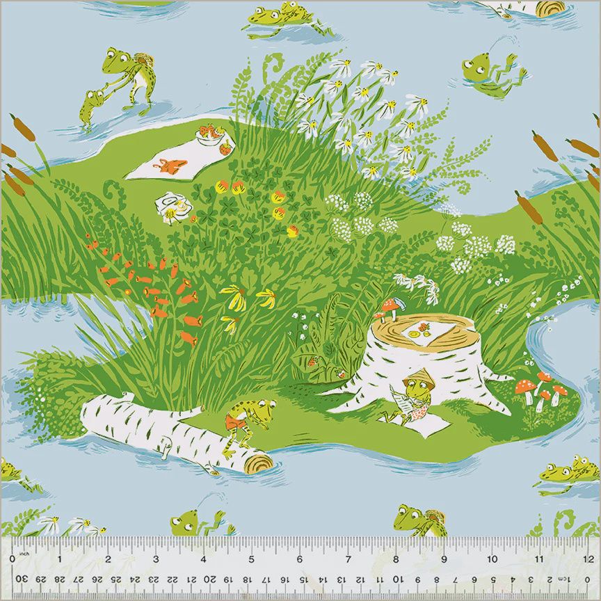 Heather Ross Studio Edit / Frog Pond / per 25cm