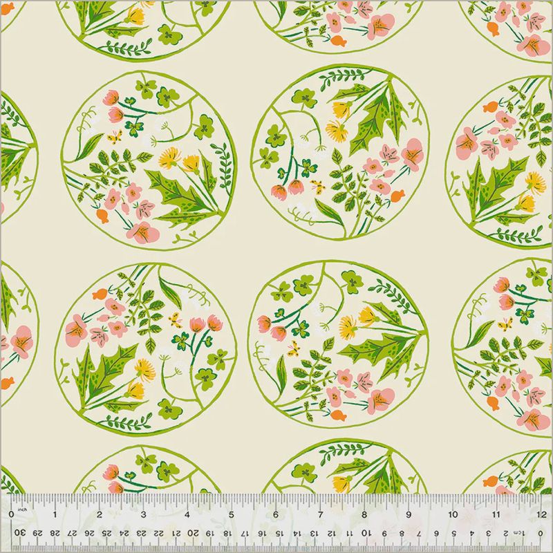 Heather Ross Studio Edit / Floral Wreaths / per 25cm