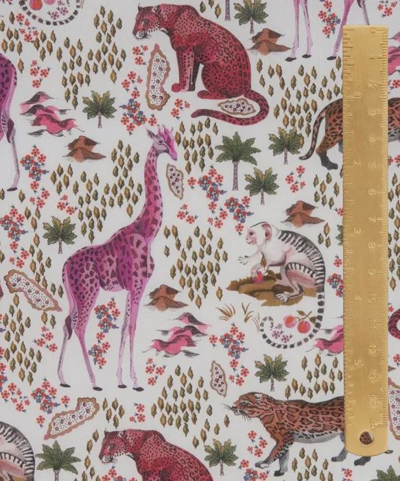 Liberty Tana Lawn Animals / Safari B / 25cm
