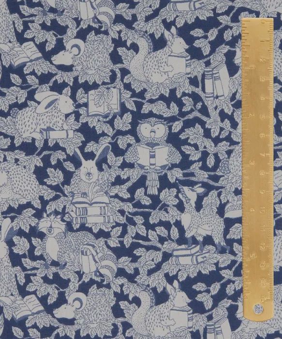 Liberty Tana Lawn Animals / Woodland Library B / 25cm