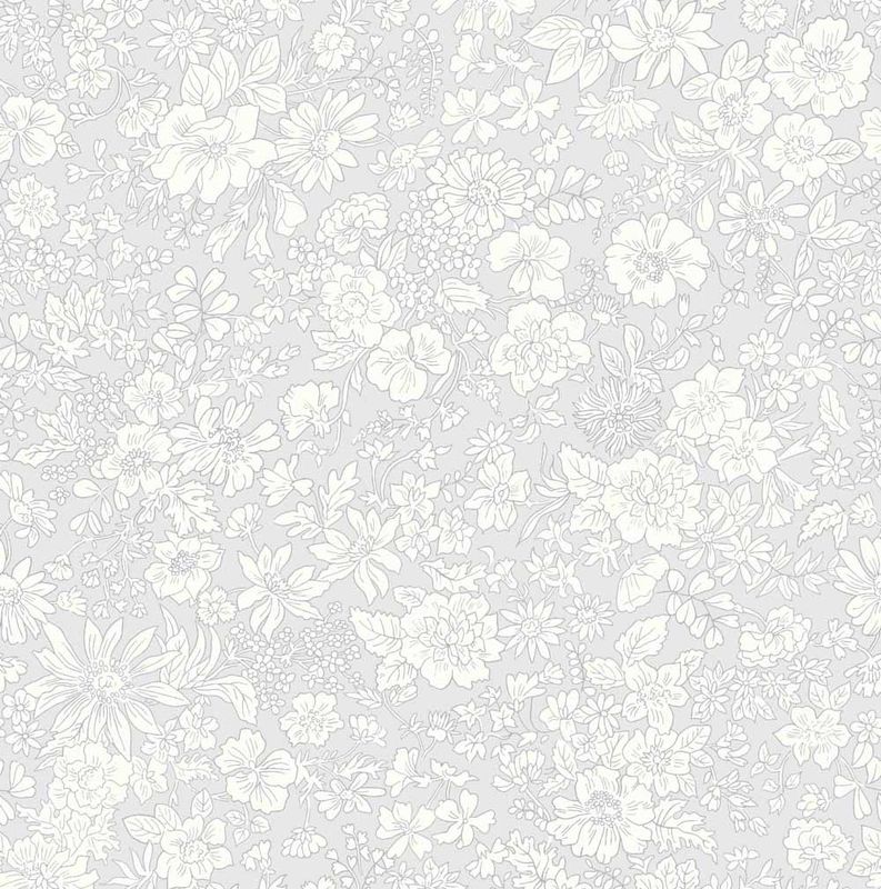 Liberty Lasenby Cotton / Emily Belle - Silver Birch / 25cm