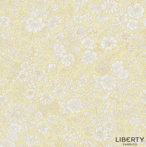 Liberty Lasenby Cotton / Emily Belle - Magnolia / 25cm