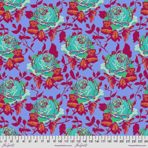 Vivacious Cotton Lawn by Anna Maria / Show Off - Periwinkle / Per 25cm