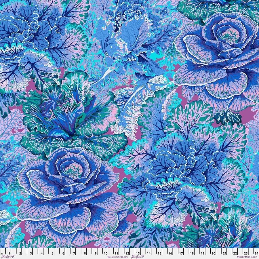 Kaffe - Curly Kale / Blue - 25cm