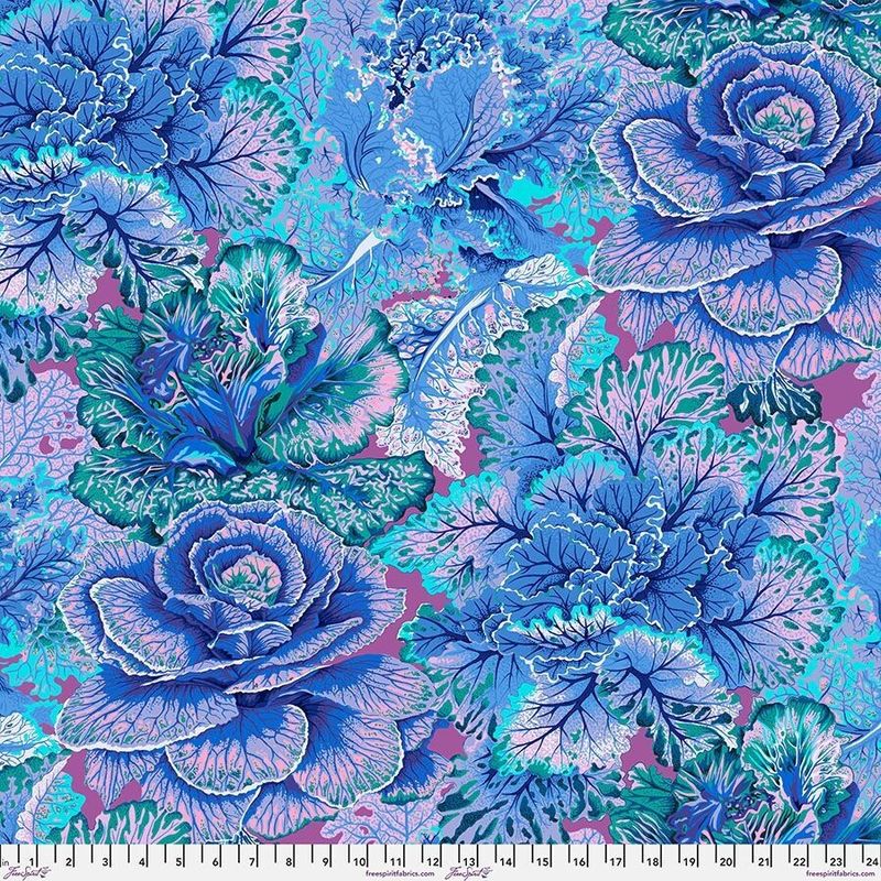 Kaffe - Curly Kale / Blue - 25cm