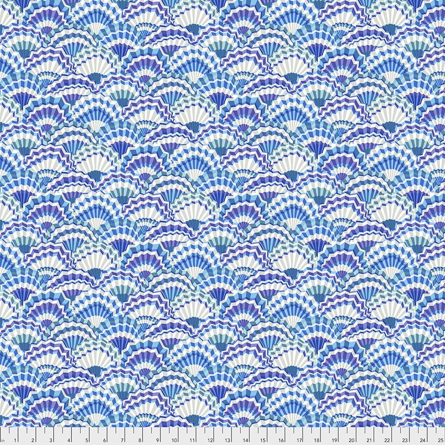 Kaffe - Paper Fans / Delft - 25cm
