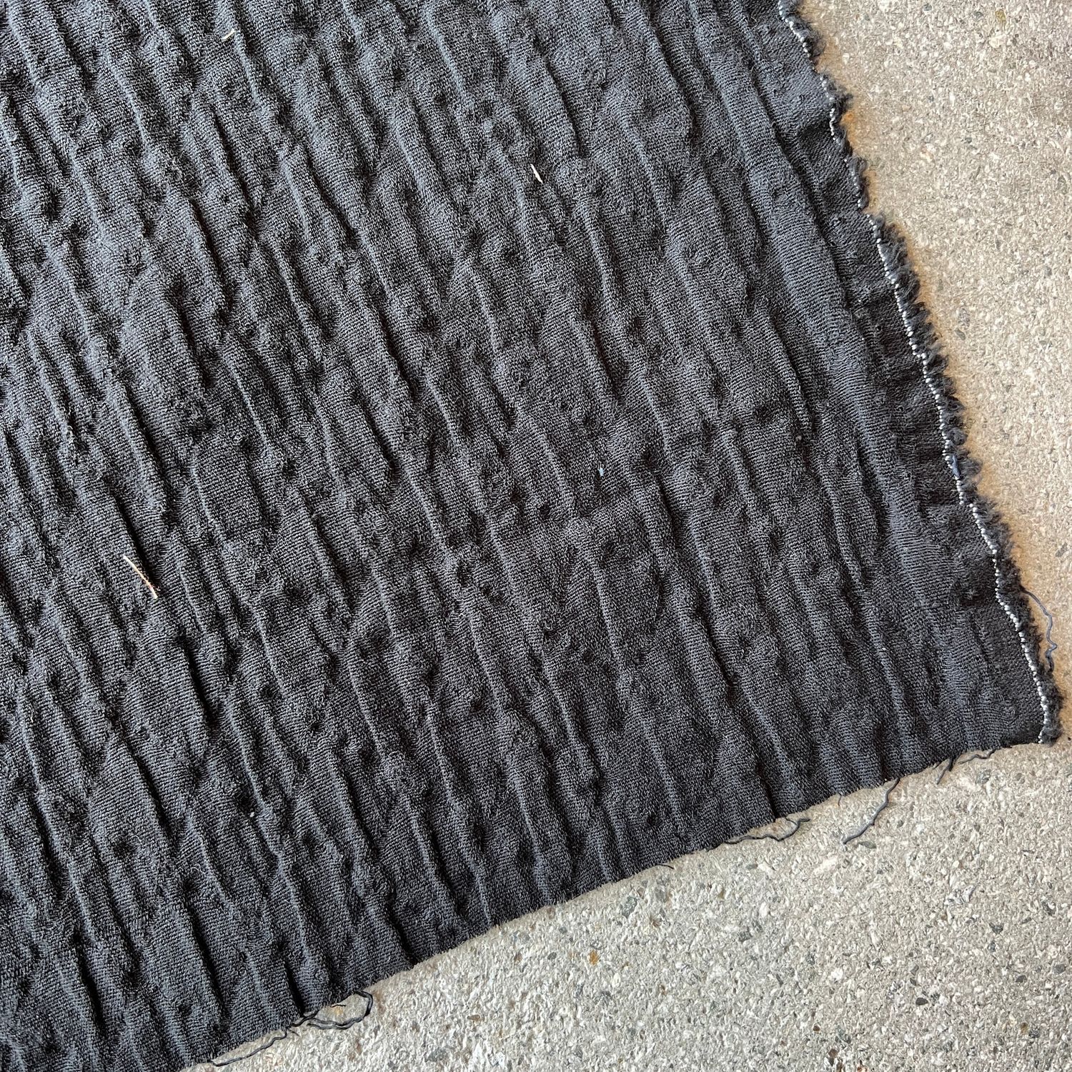 Potters 100% Cotton Heavy Jacquard - Per 25cm, Colour: Black