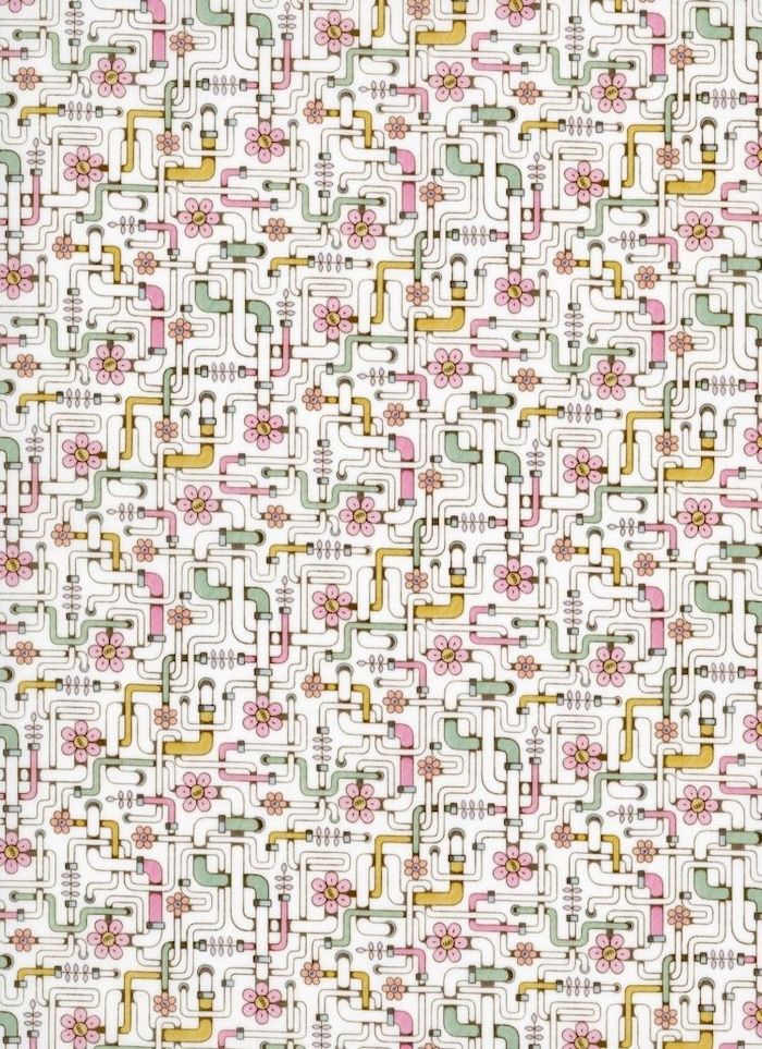 Liberty Tana Lawn - Pipe Dreams B - 25cm