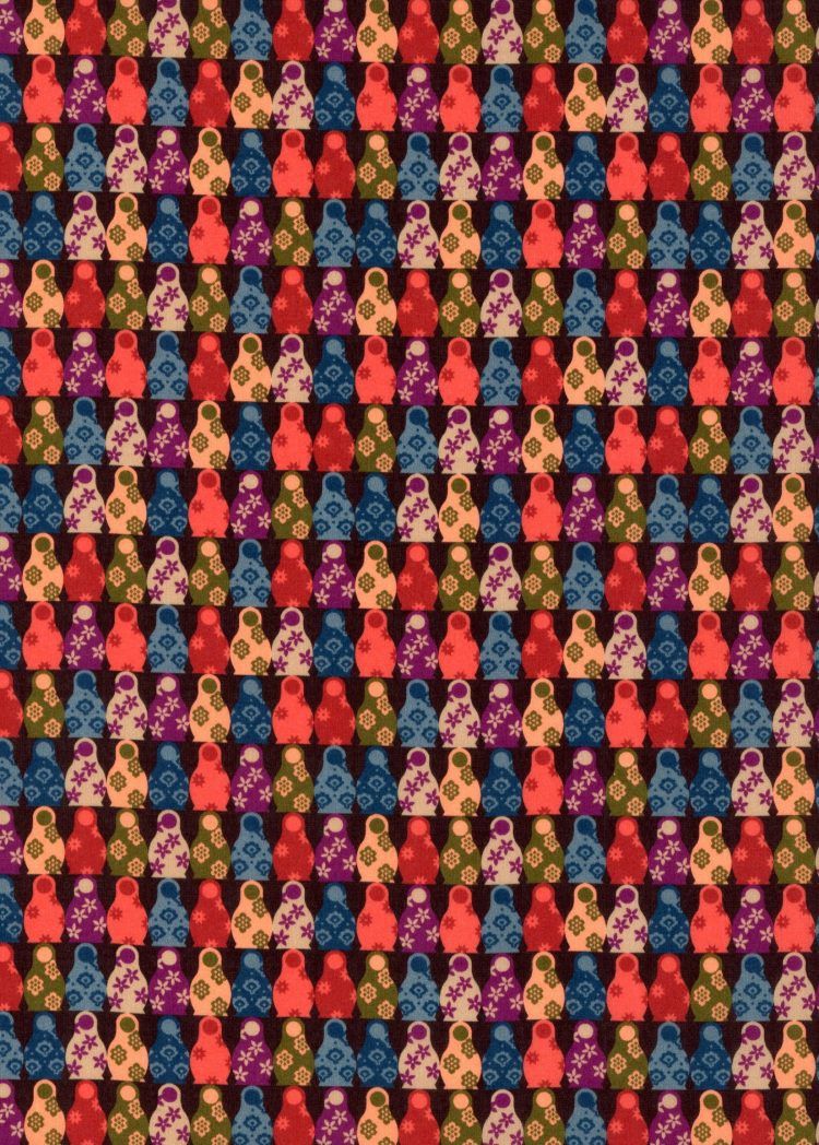 Liberty Tana Lawn - Russian Dolls B - 25cm