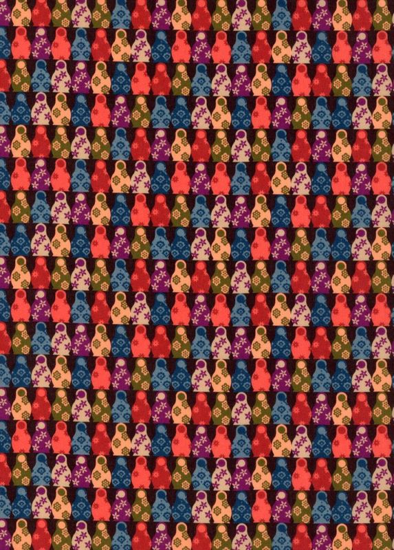 Liberty Tana Lawn - Russian Dolls B - 25cm