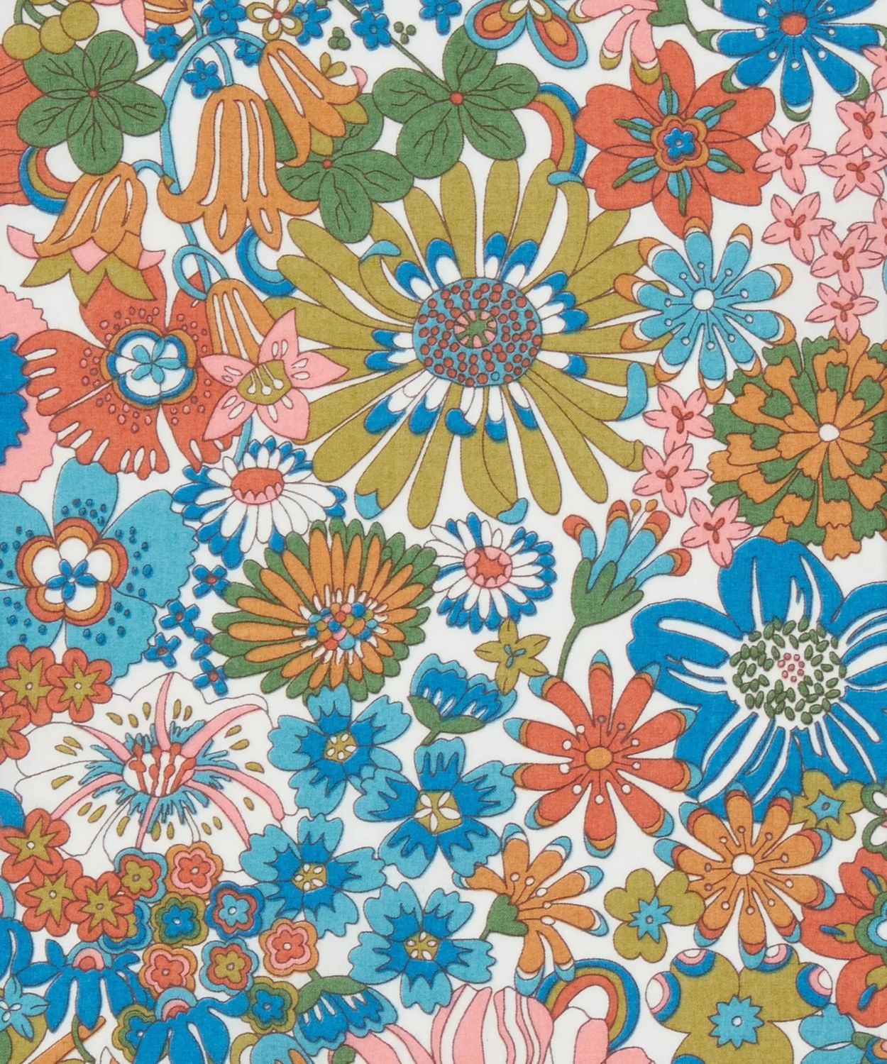 Liberty Tana Lawn - Rainbow Garden B - 25cm