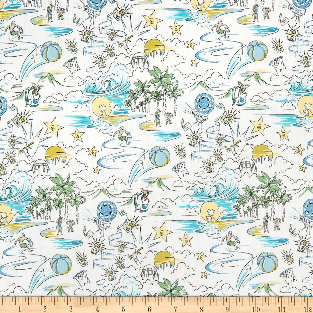 Liberty Tana Lawn - LA Dream B - 25cm