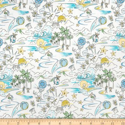Liberty Tana Lawn - LA Dream B - 25cm