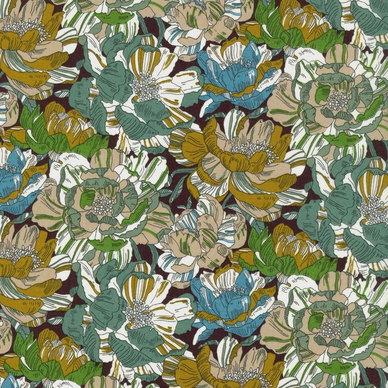 Liberty Tana Lawn - Blackburn B - 25cm