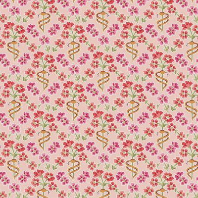 Liberty Tana Lawn - Floral Serpent A - 25cm