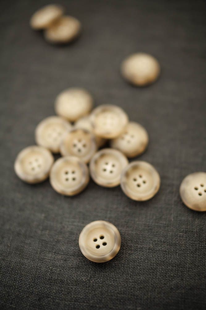 Recycled Paper Buttons / Mottled, Diameter: 15mm