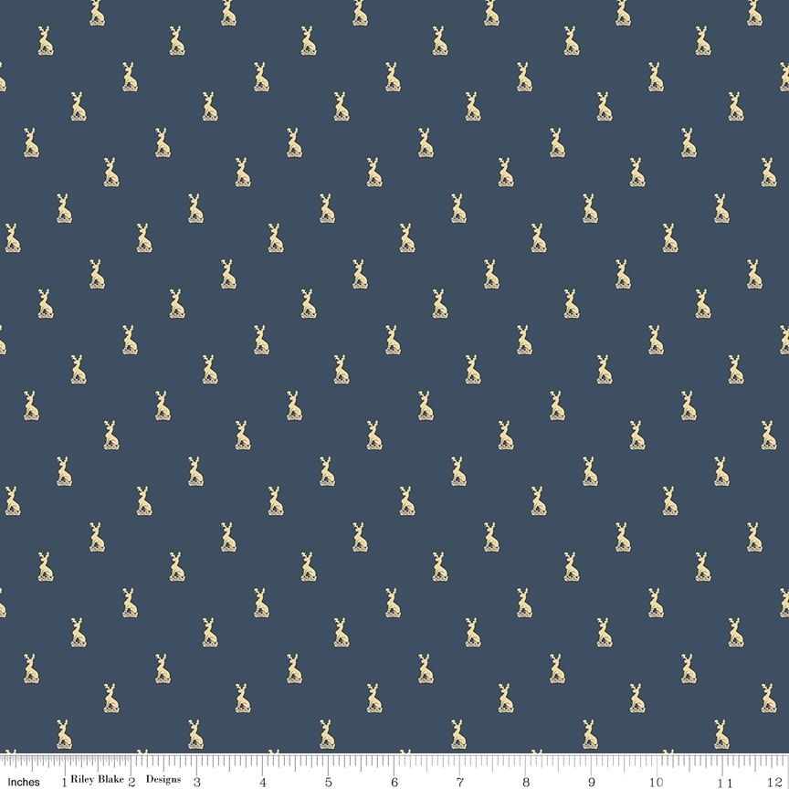 Jane Austen Collection / Emma - Family Crest Navy / per 25cm