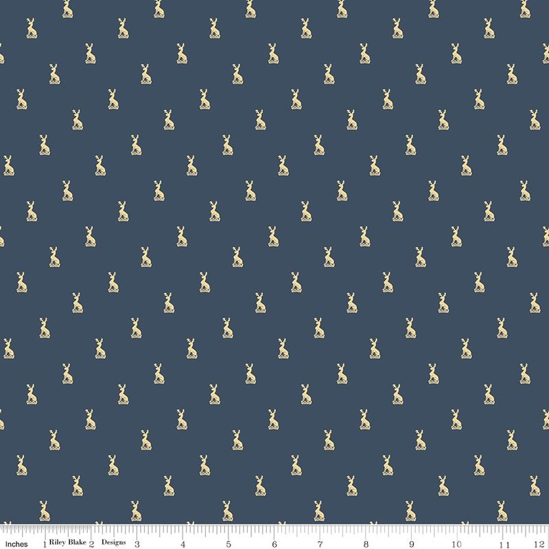 Jane Austen Collection / Emma - Family Crest Navy / per 25cm