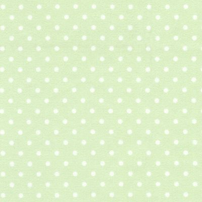 Robert Kaufman / Cozy Cotton Flannel - Pistachio Spot / 25cm