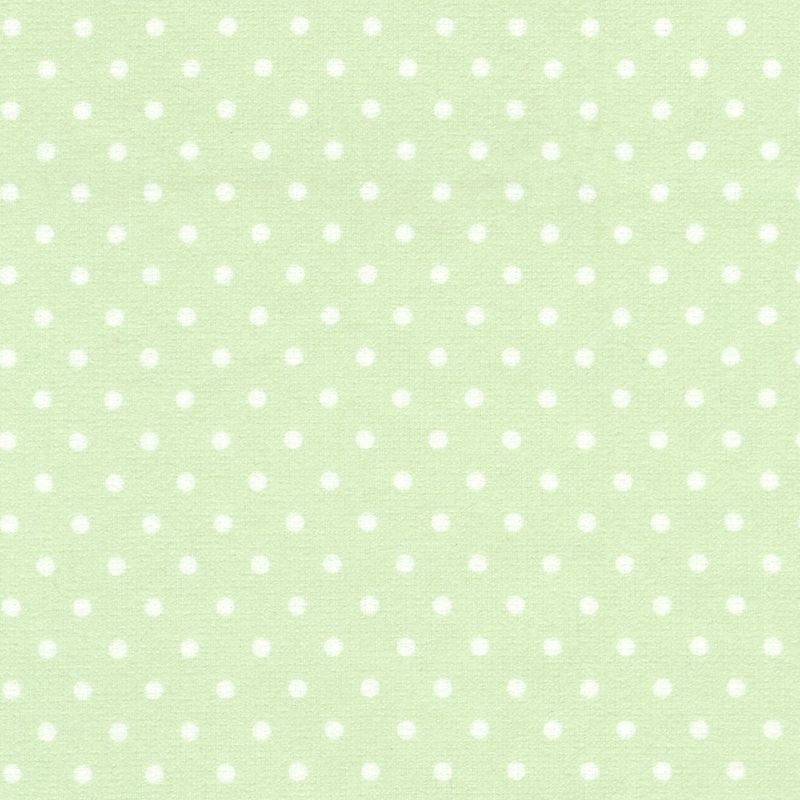 Robert Kaufman / Cozy Cotton Flannel - Pistachio Spot / 25cm