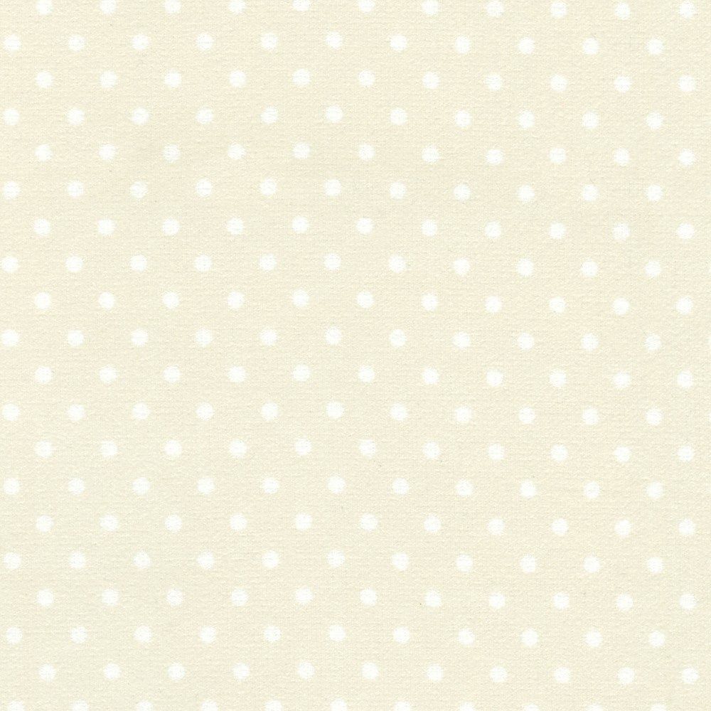 Robert Kaufman / Cozy Cotton Flannel - Natural Dot / 25cm