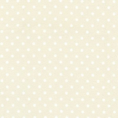 Robert Kaufman / Cozy Cotton Flannel - Natural Dot / 25cm