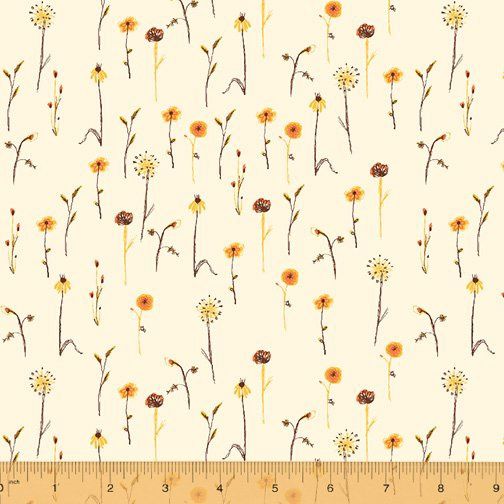 Heather Ross Far Far Away - Wildflowers Cream - 25cm