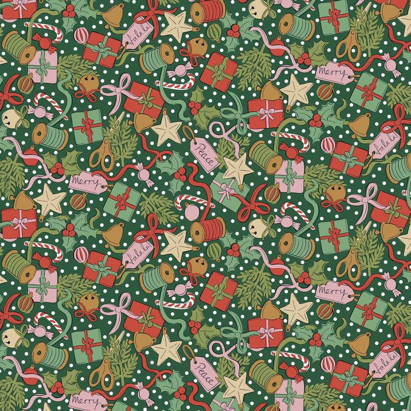 Liberty Lasenby Cotton / Festive Gifting A / 25cm