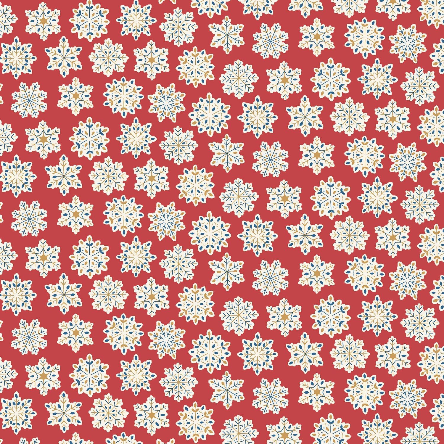 Liberty Lasenby Cotton / Snow Season A / 25cm