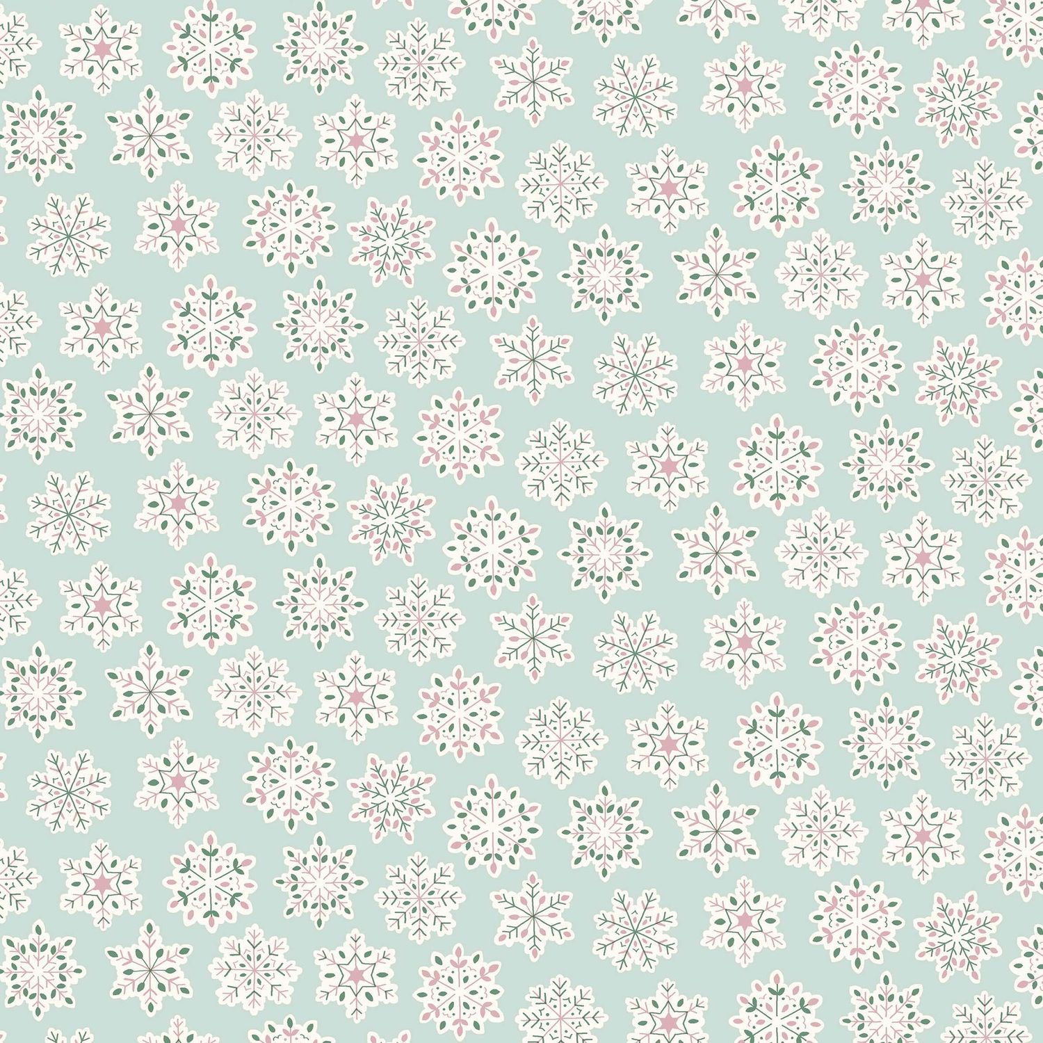 Liberty Lasenby Cotton / Snow Season B / 25cm