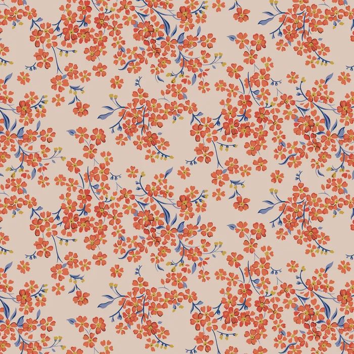 Liberty Lasenby Cotton / Floral Nostalgia A / 25cm