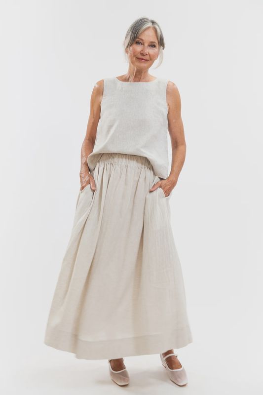 Leilani Skirt / Neutral Crush
