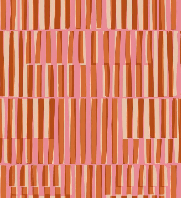 Ruby Star Society Geometry / Washi - Sorbet / per 25cm