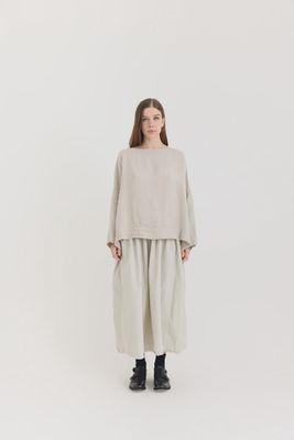 Metta - Sailor Boxy Top - Lightweight Linen