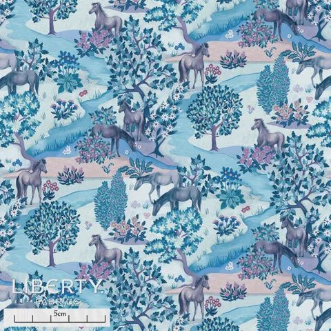 Liberty Tana Lawn Year of the Horse / Grasslands A / 25cm