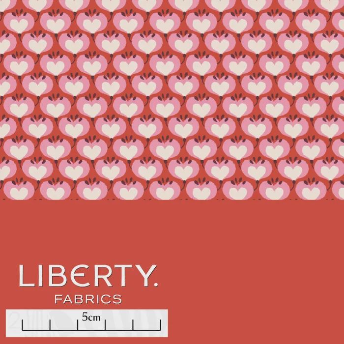 Liberty Tana Lawn - Liberty In Love / Enamoured C / 25cm