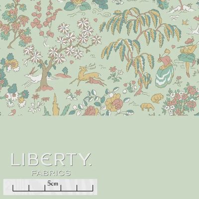 Liberty Tana Lawn - Liberty In Love / Liddel Garden C / 25cm