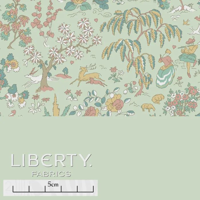 Liberty Tana Lawn - Liberty In Love / Liddel Garden C / 25cm