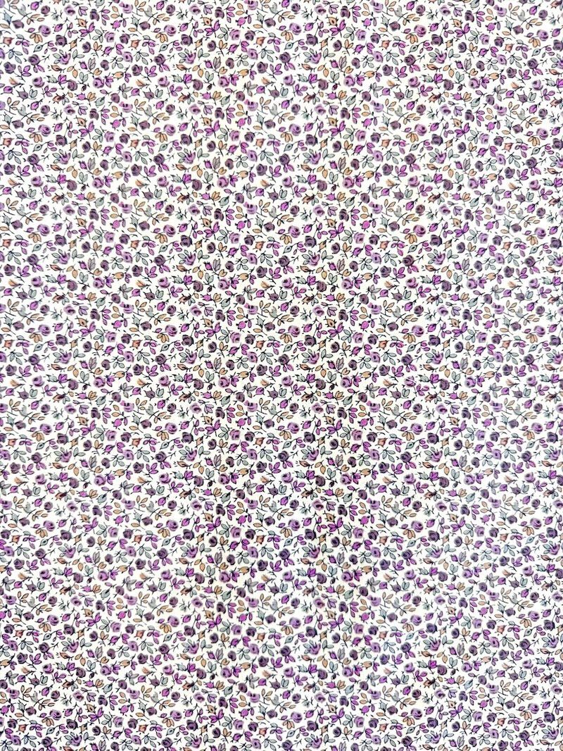 Hokkoh / Printed Lawn 8C Ditsy Purple / 25cm