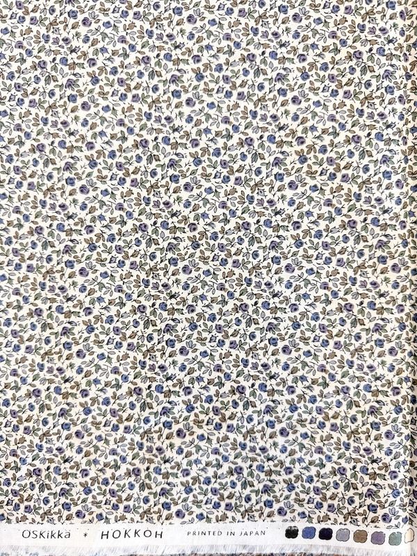 Hokkoh / Printed Lawn 8E Ditsy Blue / 25cm