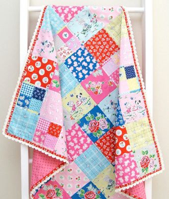 Baby Quilt with Crochet Trim - Workshop / 2 days