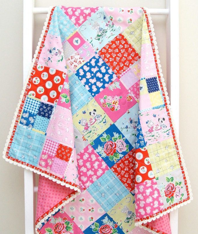 Baby Quilt with Crochet Trim - Workshop / 2 days