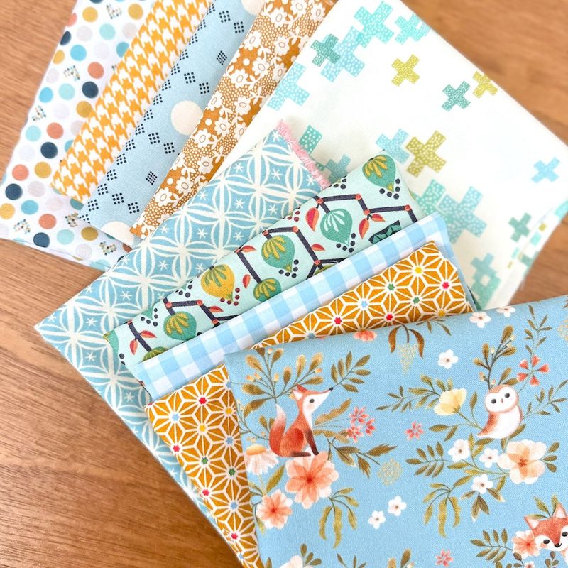 Baby Quilt Bundle / Foxy Mustard