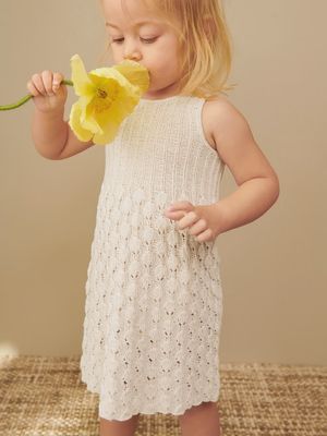 Lilja Dress - Baby / Sandnes Garn Pattern