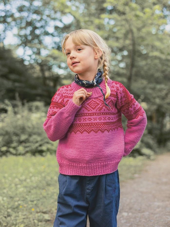 Marius  Sweater - Junior / Sandnes Garn Pattern